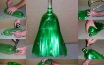 Делаем метлу из пластиковых бутылок своими руками в домашних условиях