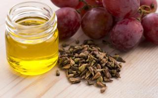 Масло виноградных косточек: полезные свойства, противопоказания, применение